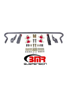 BMR 11-14 Mustang Rear Hollow 25mm Adj. Sway Bar Kit w/ Bushings - Black Hammertone