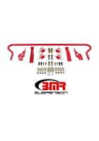 BMR 11-14 Mustang Rear Hollow 25mm Adj. Sway Bar Kit w/ Bushings - Red