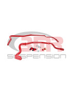 BMR 15-25 Mustang Front & Rear Sway Bar Kit w/ Bushings - Red