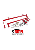 BMR 05-14 Mustang Rear Bolt-On Hollow 35mm Xtreme Anti-Roll Bar Kit (Polyurethane) - Red