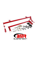 BMR 05-14 Mustang Rear Bolt-On Hollow 35mm Xtreme Anti-Roll Bar Kit (Delrin) - Red