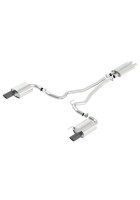 Borla 15-17 Mustang GT Cat-Back Exhaust System Touring 2-1/2" Stainless Steel With 4" Black Tips