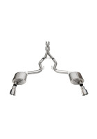 Corsa 24 Ford Mustang GT Xtreme Cat-Back Exhaust Sys. 3.0in Dual Rear Exit w/4.5in Pro Series Tips