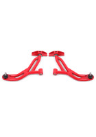 BMR 05-14 Ford Mustang Lower A-Arms - Red - Non-Adjustable