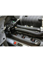 J&L 11-17 Ford Mustang GT (w/Roush/VMP S/C) Passenger Side Oil Separator 3.0 - Black Anodized