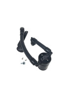 J&L 07-14 Ford Mustang GT500 Driver Side Oil Separator 3.0 - Black Anodized
