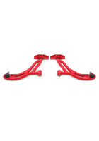 BMR 10-14 Ford Mustang / Shelby GT500 Non-Adj. Lower A-Arms (Poly/Delrin) - Red