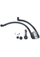 J&L 18-2023 Ford Mustang GT Driver Side Oil Separator 3.0 - Clear Anodized