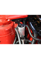 J&L 05-10 Ford Mustang GT/Bullitt/Saleen Passenger Side Oil Separator 3.0 - Clear Anodized