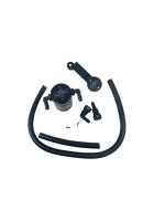 J&L 05-10 Ford Mustang GT/Bullitt/Saleen Passenger Side Oil Separator 3.0 - Black Anodized