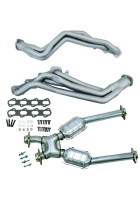 BBK 99-04 Ford Mustang Cobra/Mach1 1-5/8 Long Tube Headers w/High Flow Catted X-Pipe (Ti Ceramic)