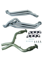 BBK 11-14 Ford Mustang GT 1-3/4 Long Tube Headers w/High Flow Catted X-Pipe (Ti Ceramic)