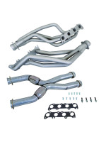 BBK 86-04 Ford Mustang Coyote Swap 1-3/4in Long Tube Headers w/High Flow Catted X-Pipe (Ti Ceramic)