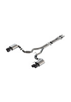 Borla 24-26 Mustang GT 5.0L V8 3 in S-Type Cat-Back Non-Active Exhaust- Carbon Fiber Quad Tip