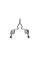 Corsa 15-17 Ford Mustang GT Coupe 5.0L 3in Xtreme Cat-Back Exhaust Dual Rear Exit w/ Gun Metal Tips