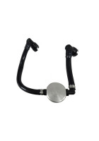 J&L 18-2023 Ford Mustang GT Passenger Side Oil Separator 3.0 - Clear Anodized