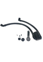 J&L 18-2023 Ford Mustang GT Driver Side Oil Separator 3.0 - Black Anodized