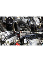 J&L 99-04 Ford Mustang SVT Cobra Driver Side Oil Separator 3.0 - Black Anodized