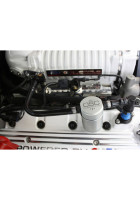 J&L 07-14 Ford Mustang GT500 Passenger Side Oil Separator 3.0 - Clear Anodized