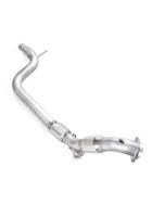 Stainless Works 2015-16 Mustang Downpipe 3in High-Flow Cats Factory Connection