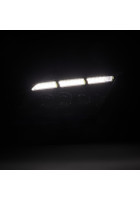 AlphaRex 13-14 Ford Mustang NOVA-Series LED Projector Headlights Blk w/Activ Lght & Seq.Sig / SB DRL
