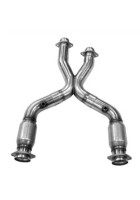 Kooks 99-04 Ford Mustang GT / Cobra 2 1/2in In x 2 1/2in OEM Out Cat SS X Pipe Kooks HDR Req