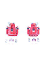 Power Stop 94-01 Ford Mustang Rear Red Calipers w/Brackets - Pair