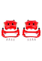 Power Stop 05-14 Ford Mustang Front Red Calipers w/Brackets - Pair