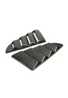Anderson Composites 15-23 Mustang Type-V Style Window Louvers - Vented