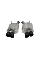 Corsa 13-14 Mustang GT500 5.8L V8 Black Sport Axle-Back Exhaust