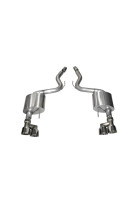 Corsa 15-17 Mustang GT 5.0 3in Axle-Back Exhaust Polish Quad Tips (Sport)