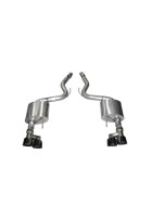 Corsa 15-17 Mustang GT 5.0 3in Axle-Back Exhaust Black Quad Tips (Sport)