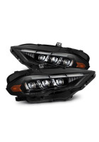 AlphaRex 18-23 Mustang NOVA LED Proj Headlights Black w/Activ Light/Seq Signal/Switch DRL