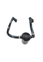 J&L 18-2023 Ford Mustang GT Passenger Side Oil Separator 3.0 - Black Anodized