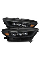AlphaRex 15-17 Mustang NOVA LED Proj Headlights Alpha Black w/Activ Light/Seq Signal/Switch DRL