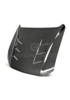 Anderson Composites 18-23 Mustang GT Type-SA Style Heat Extractor Double Sided Carbon Fiber Hood