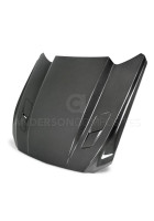 Anderson Composites 15-17 Ford Mustang (Excl. GT350/GT350R) Double Sided Carbon Fiber Cowl Hood