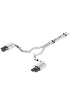 Borla 18-23 Mustang GT (A/T / M/T) 3in ATAK Cat-Back Exhaust w/o Valves w/ Black Chrome Tips