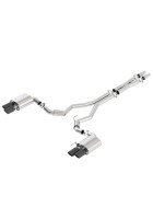 Borla 18-23 Mustang GT (A/T / M/T) 3in S-Type Cat-Back Exhaust w/o Valves w/ Black Chrome Tips