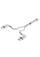 Borla 18-23 Mustang GT 5.0L AT/MT (w/o Valves) S-Type 3in Cat-Back Exhaust w/Polished Tips