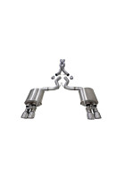 Corsa 18-2023 Ford Mustang GT Fastback 5.0L 3in Cat-Back System Dual Rear Exit w/ 4in PolishedTips