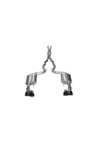 Corsa 15-17 Mustang GT 5.0 3in Cat-Back Exhaust Black Quad Tips (Xtreme)