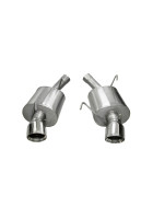 Corsa 05-10 Mustang GT500 5.4L V8 Polished Sport Axle-Back Exhaust