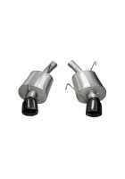 Corsa 05-10 Mustang GT500 5.4L V8 Black Sport Axle-Back Exhaust