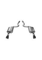 Corsa 15-17 Mustang GT 5.0 3in Axle-Back Exhaust Black Dual Tips (Touring)