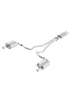 Borla ATAK Cat-Back 15-17 Mustang 3.7L V6 MT/AT 2.25in Pipe 4in Single Round Rolled Tips