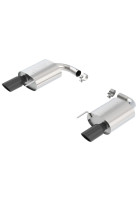 Borla S-Type Rear Section 15-17 Ford Mustang GT 5.0L V8 MT/AT 2.5in pipe 4in tip (Black Chrome)