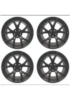 Ford Performance 15-23 Mustang19x10.5in & 19x11in Wheel Kit w/TPMS - Matte Black