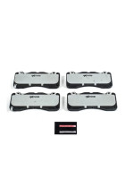 PowerStop Z26 Street Performance Carbon-Fiber Ceramic Brake Pads; Front Pair (15-23 Mustang GT w/ Performance Pack)