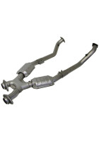 BBK 94-95 Mustang 5.0 High Flow X Pipe With Catalytic Converters - 2-1/2